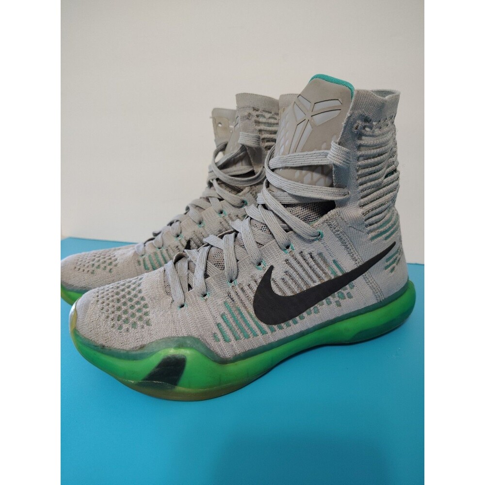 Nike Kobe 10 Elite High Elevate Mens Shoes Sneakers Grey 718763-041 Sz 8 US 41 E